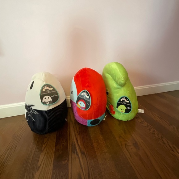3 of the nightmare before christmas squishmallow’s each Squishmallow is 12 inch - Picture 2 of 4
